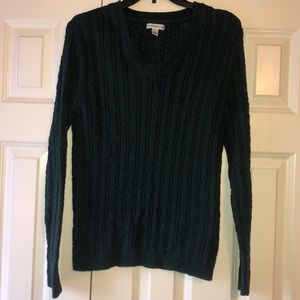 Dark green sweater